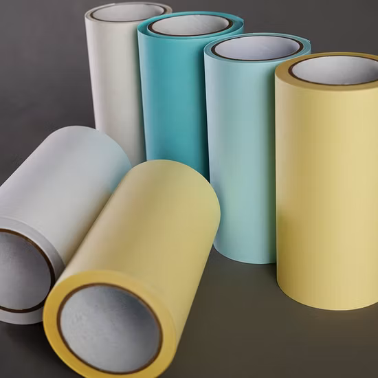 Matérias-primas de alta qualidade papel de liberação revestido de silicone de lado único para absorventes higiênicos e protetor de calcinha